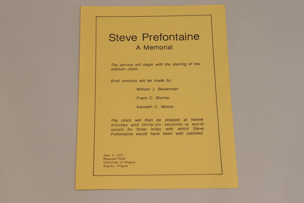 Pre 35 - Memorial at Hayward Field | Steve Prefontaine