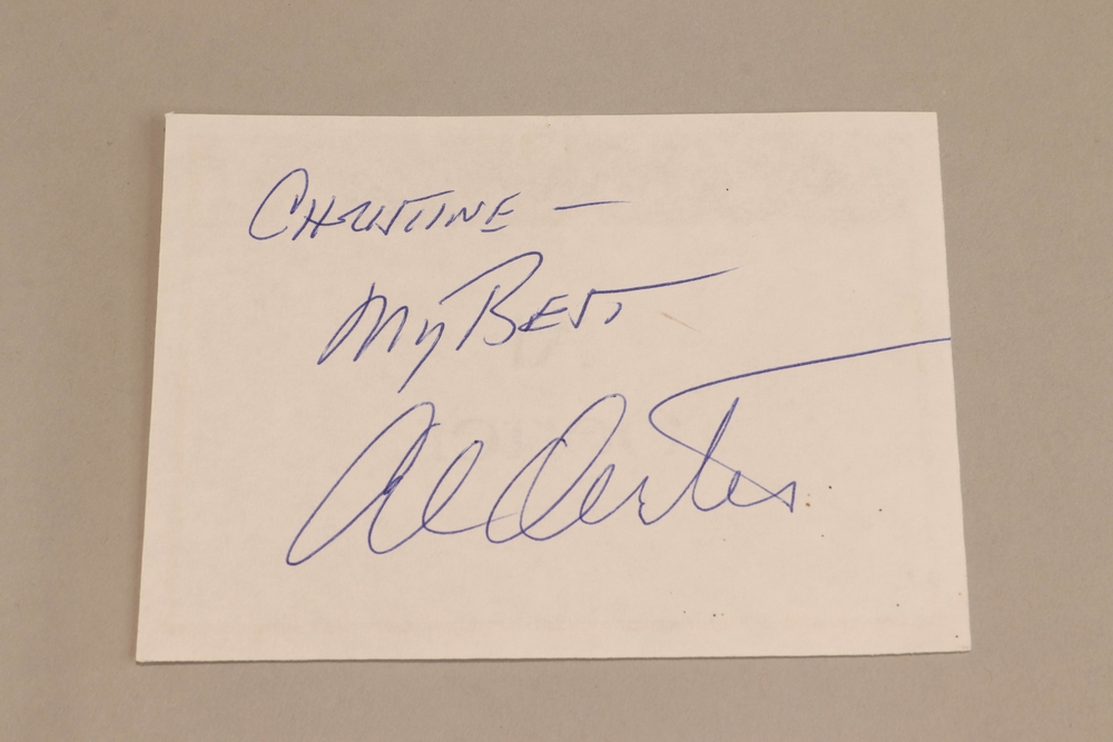 Autographs 27 - Al Oerter - Legends of Gold Signature Card | Autographs & Signatures