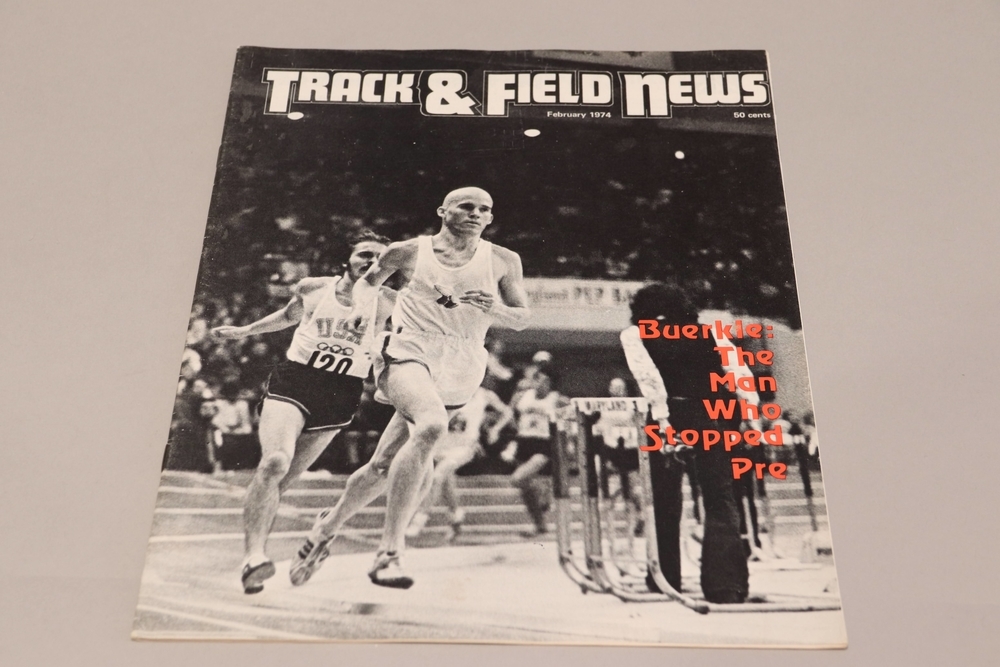 Publications 47 + Pre 7 - Track and Field News February 1974 - Cover | Publications
