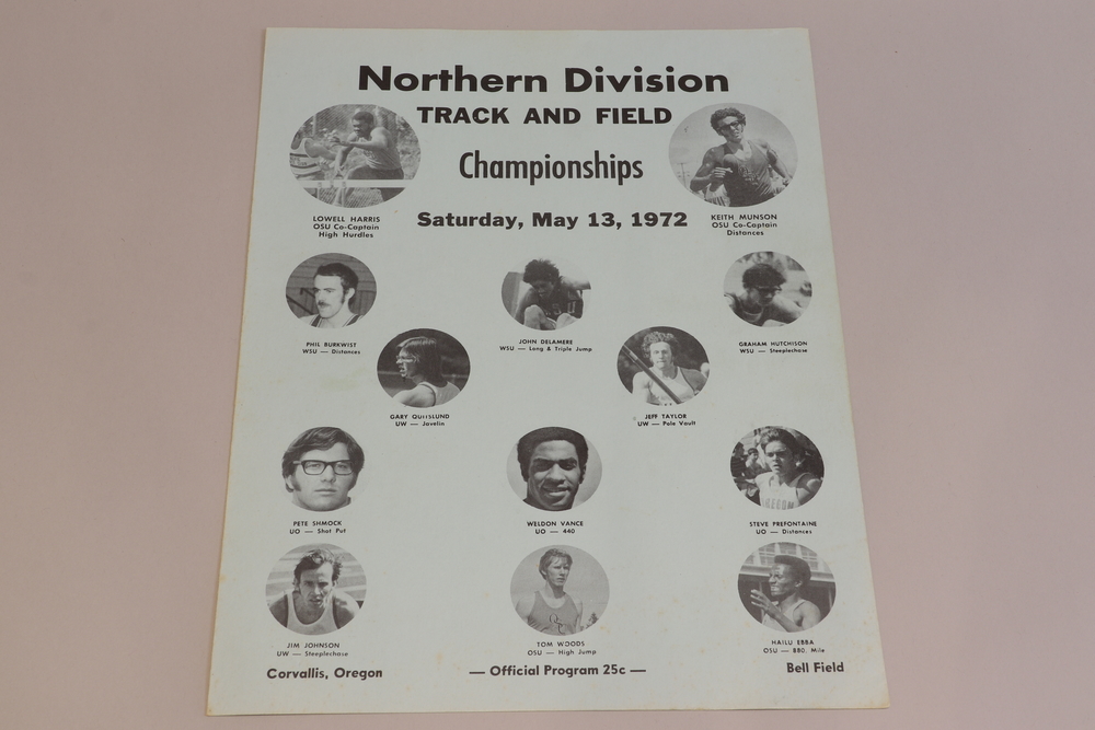 Programs 16 + Pre 17 - Northern Division (Pac-8) Track and Field Championships - 5/13/72 | Programs