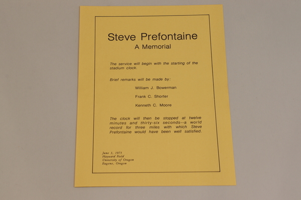 Pre 35 - Memorial at Hayward Field | Steve Prefontaine