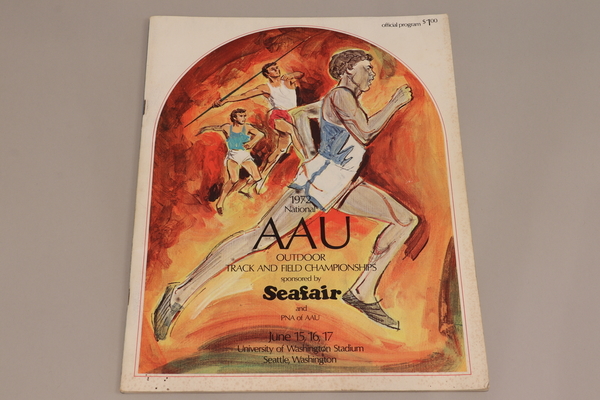Programs 18 -1972 AAU Track and Field Championships - Seattle - 6/15-16-17/72 | Programs