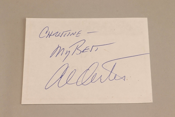 Autographs 27 - Al Oerter - Legends of Gold Signature Card | Autographs & Signatures