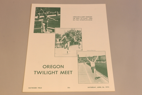 Programs 32 - Twilight Meet 4-26-75 Bowerman Fund-Raising Appeal (2 copies) | Programs