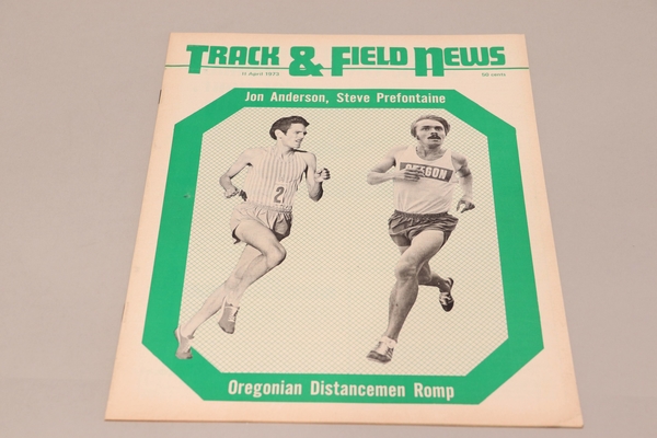 Publications 45 + Pre 5 - Track and Field News 11 April 1973 - Cover with Jon Anderson | Publications