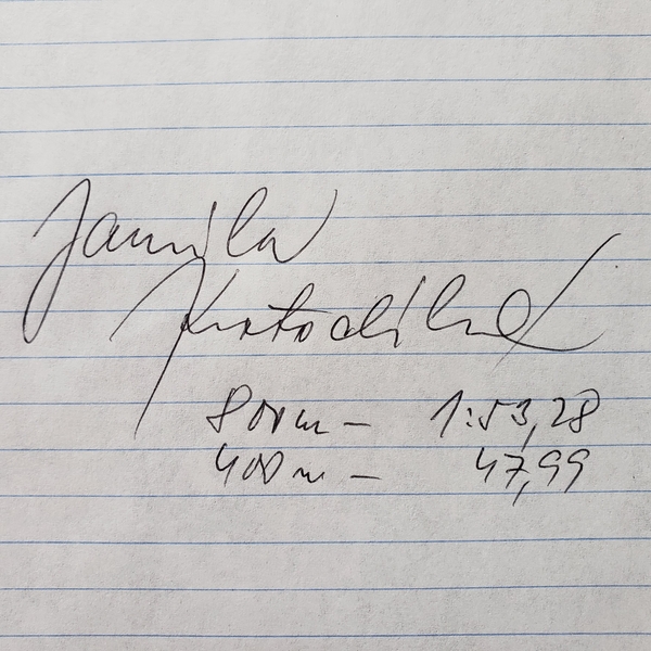 Autographs 33 - Jarmila Kratochvilova | Autographs & Signatures