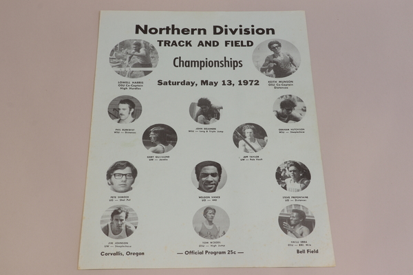 Programs 16 + Pre 17 - Northern Division (Pac-8) Track and Field Championships - 5/13/72 | Programs