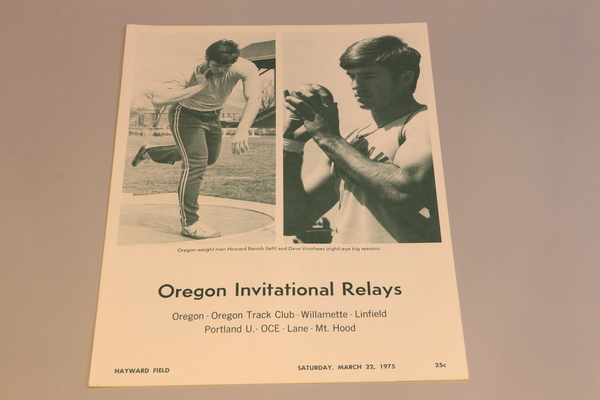 Programs 29 - Oregon Invitational Relays - 3/22/75 | Programs