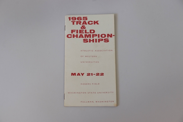 Programs 4 - 1965 Track and Field Championships - Western Universities - Pullman, WA | Programs
