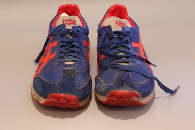 Image Shoes 21 - Onitsuka Tiger Training Shoes  (2nd pair) blue with red stripes
