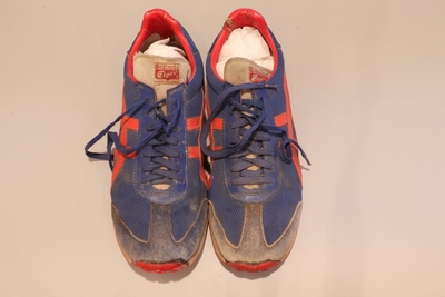 Image Shoes 24 - Onitsuka Tiger Training Shoes  (5th pair) blue with red stripes