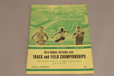 Image Programs 9 - AAU National Championships 6/25+26/1971 (2 copies)