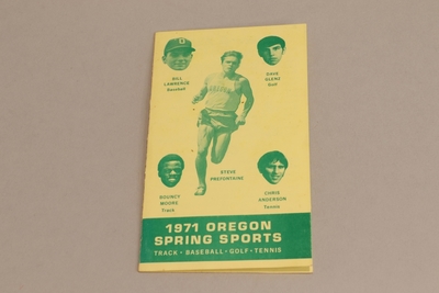 Image Oregon T+F 9 - Pocket Brochure 1971 Spring Sports