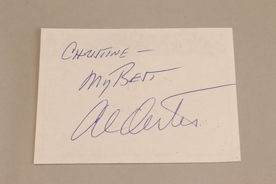 Image Autographs 27 - Al Oerter - Legends of Gold Signature Card