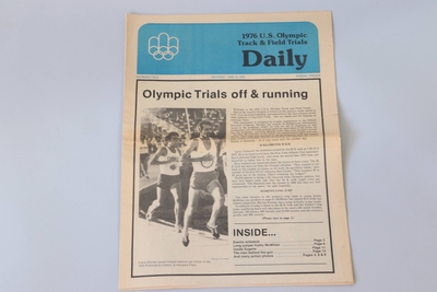 Image Programs 38 - Day 1- 1976 US Olympic Trials Daily - complete set